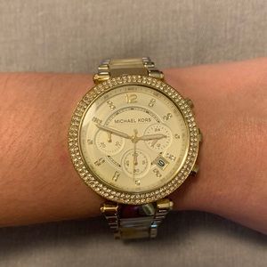 Michael Kors Parker Watch - Gold & Horn